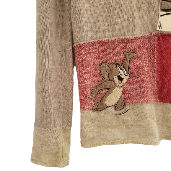 Gilmar ICEBERG Tom and Jerry Knitted Wool Blend Sweater - Picture 2 of 8